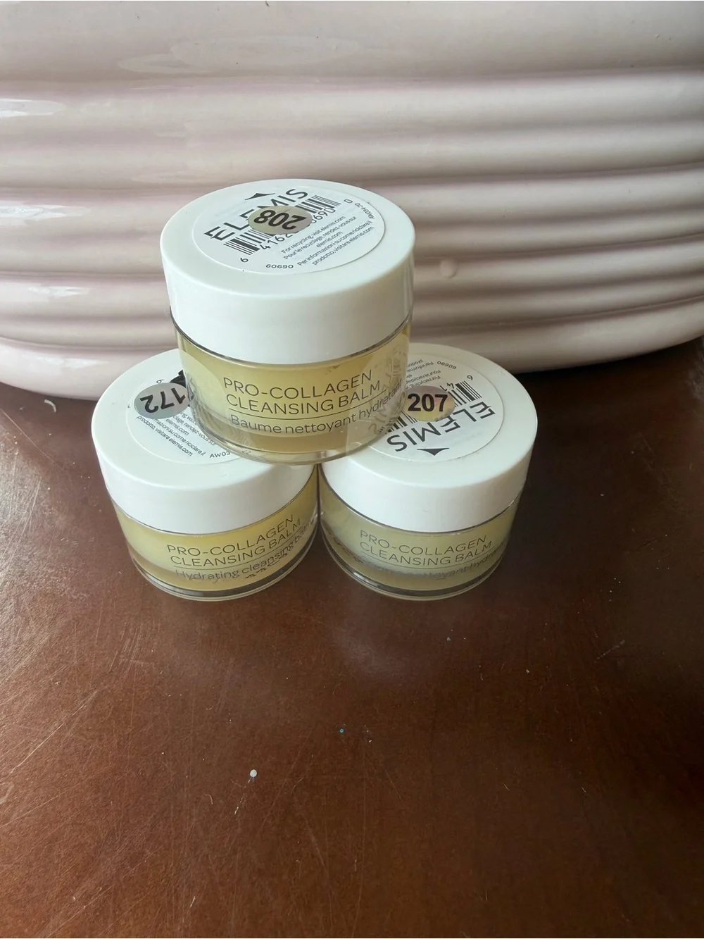 ELEMIS Pro-Collagen Cleansing Balm - White & Pale Yellow Jars